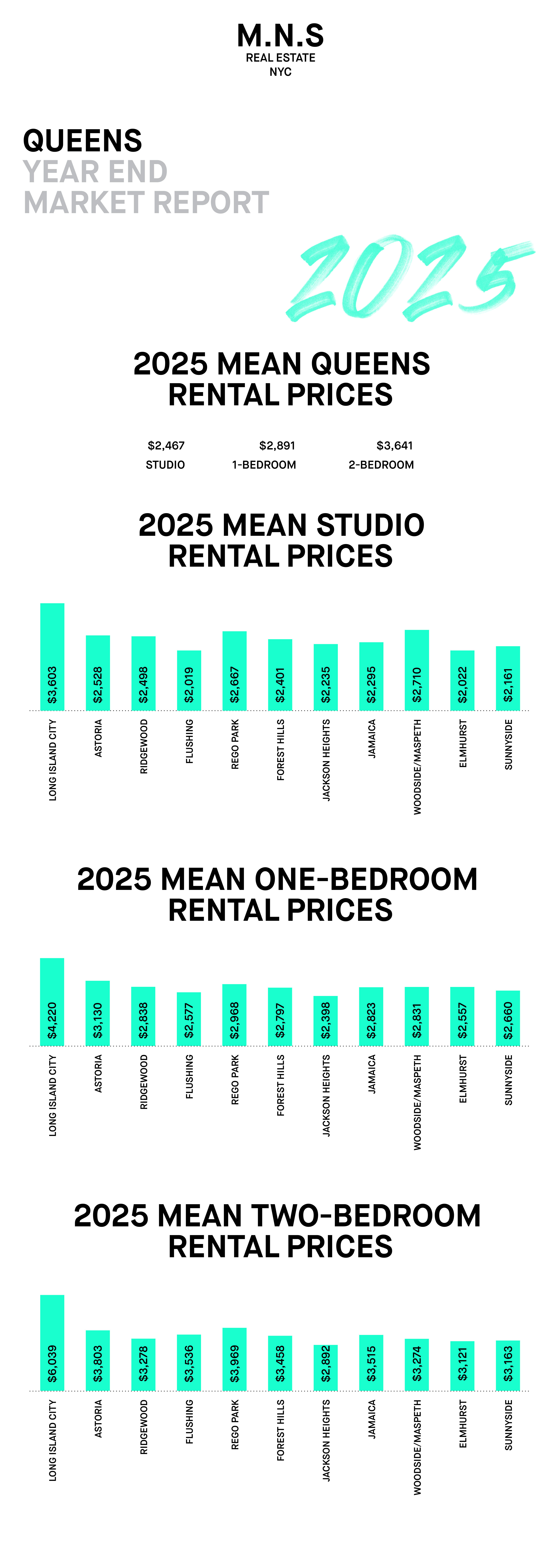 Queens year end infographics